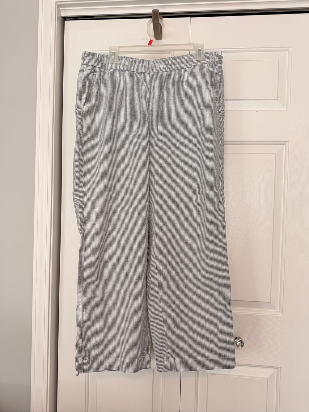 Talbots Seersucker Women’s Wideleg Linen Pants